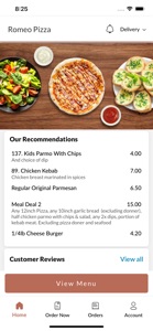 Romeo Pizza screenshot #2 for iPhone