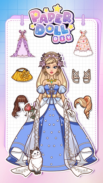 DIY Paper Doll Dress Up Screenshot