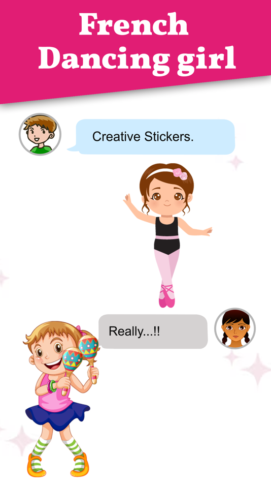 #3. French Dancing Girl (iOS) Door: Neeraj .