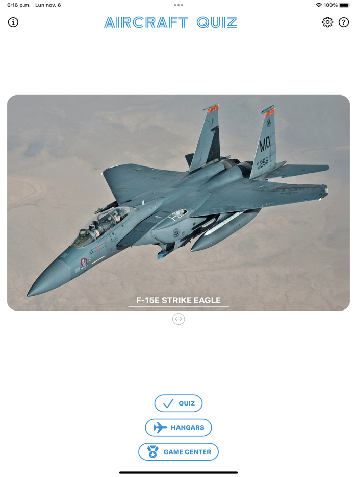 Aircraft Photos Quiz