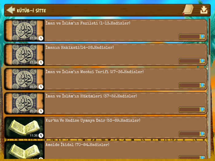 Kütüb-i Sitte Hadis Kitapları