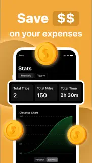 mileage tracker expense log iphone screenshot 1