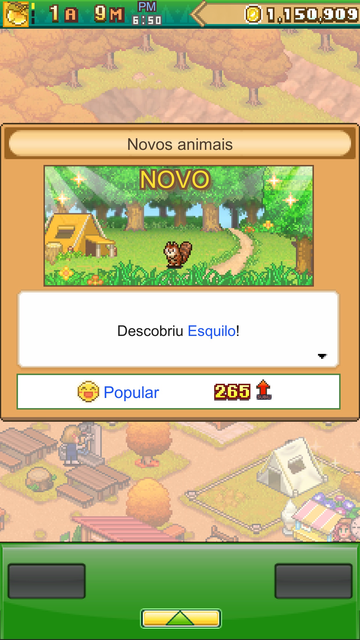 Screenshot do app Forest Camp Story