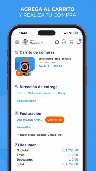 Productos Electrónicos HN Screenshot