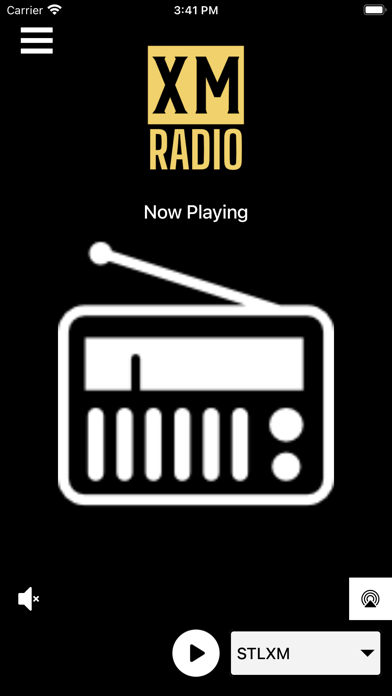 XM Radio Screenshot