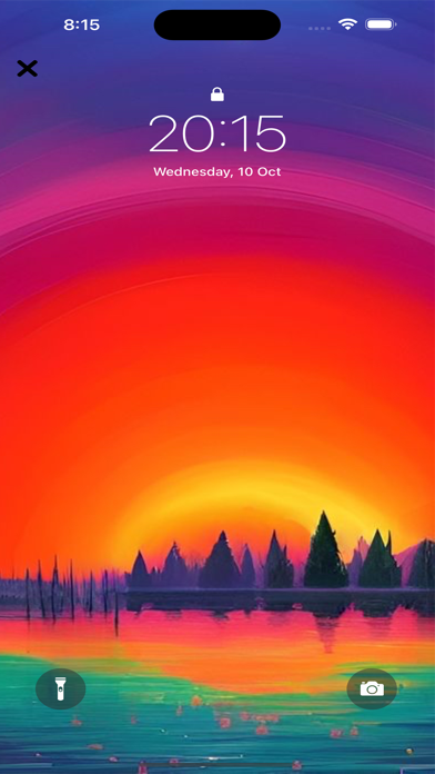 sunsetcolor wallpapers art Screenshot