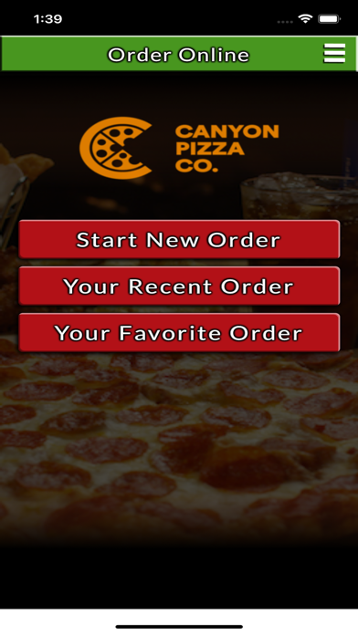 Canyon Pizza Co. Screenshot