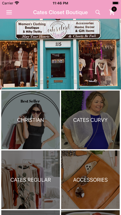 Cates Closet Boutique Screenshot