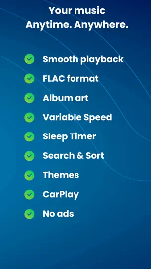 Capture d'écran de CloudBeats Offline Music sur iPhone 6