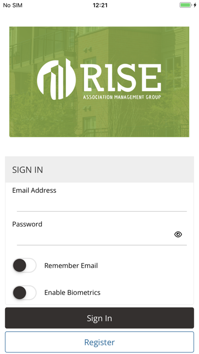 RISE Association Management Screenshot