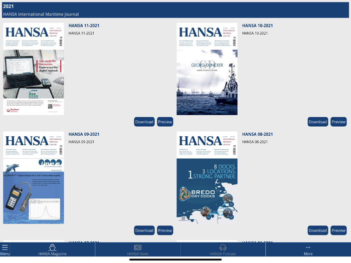 HANSA – Int. Maritime Journal