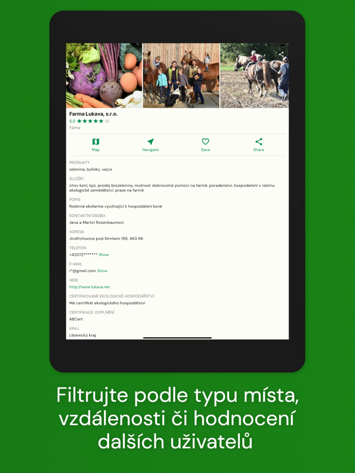 Adresář farmářů Hnutí DUHA