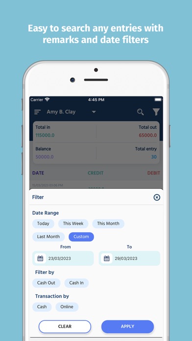 Digital Cashbook: Manage Money Screenshot