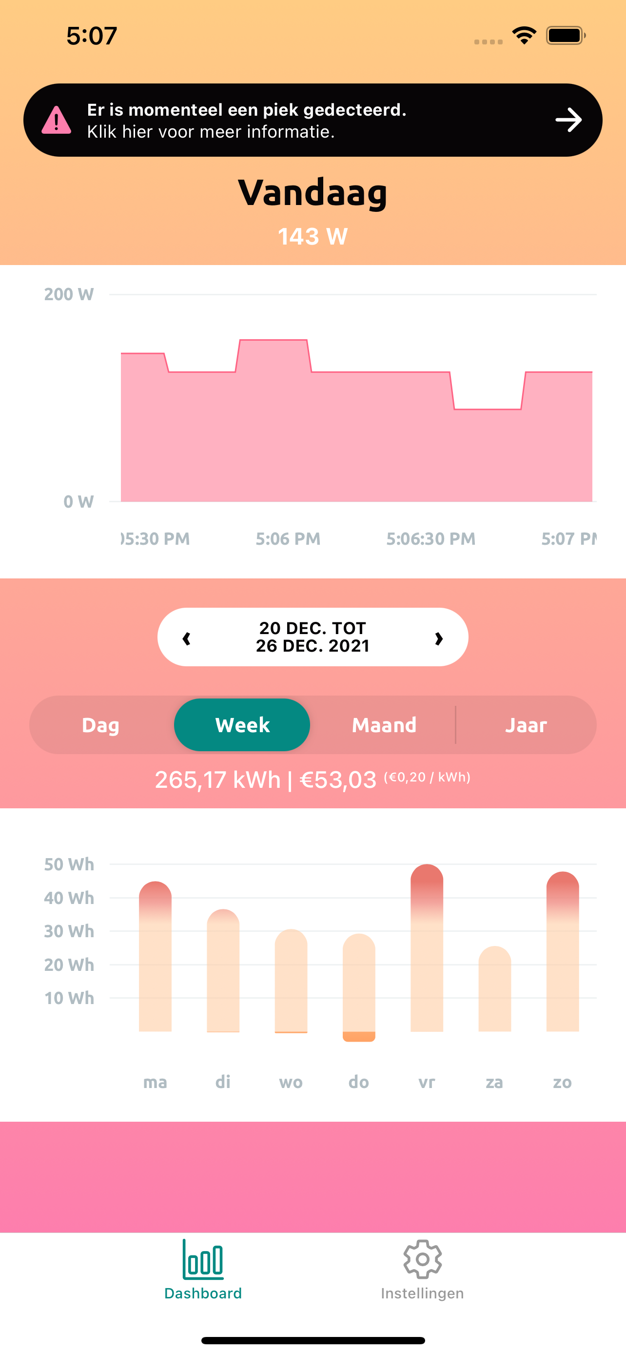 Flow Energy Dashboard