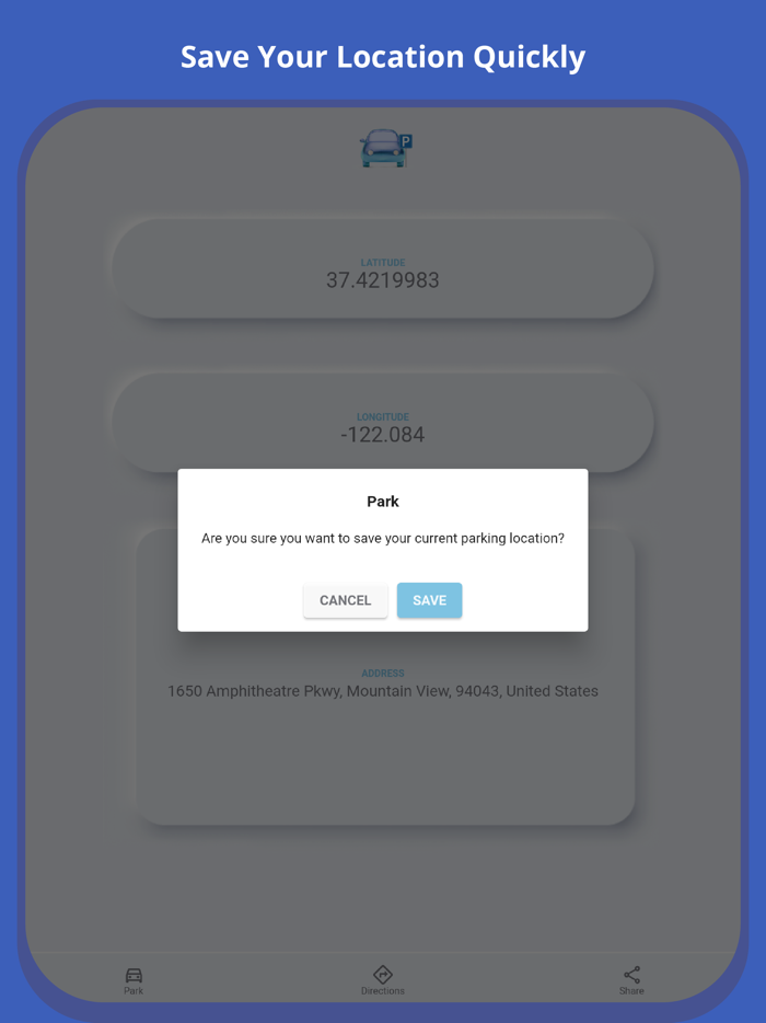 Find My Parking Location 