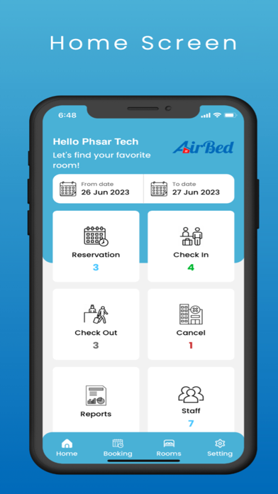 Airbed Owner Screenshot