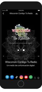 Wisconsin Contigo Tu Radio screenshot #2 for iPhone