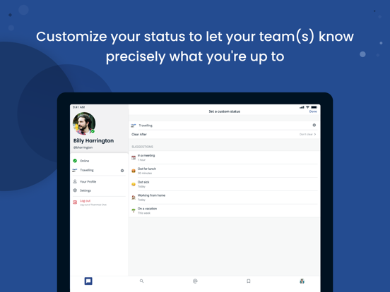 TeamHub iPad screenshot 3 - Productivity app