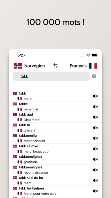 Norvégien-Français Screenshot