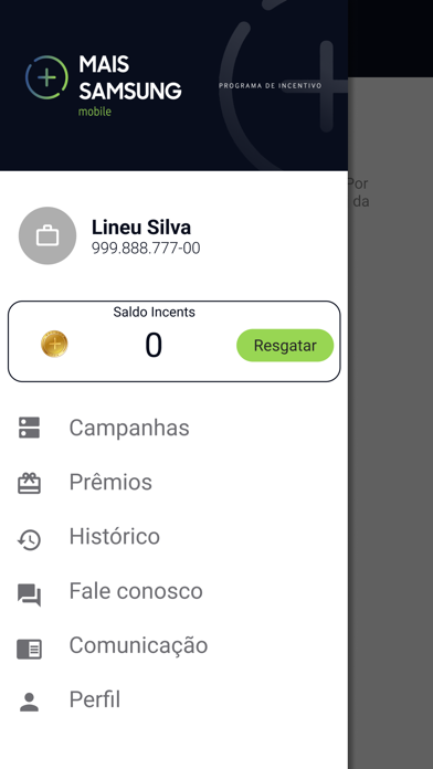 Mais Samsung Mobile Screenshot