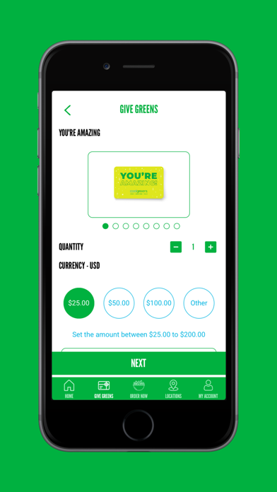 Coolgreens Fresh Perks Screenshot