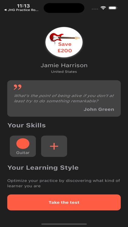 JHG Practice Routines