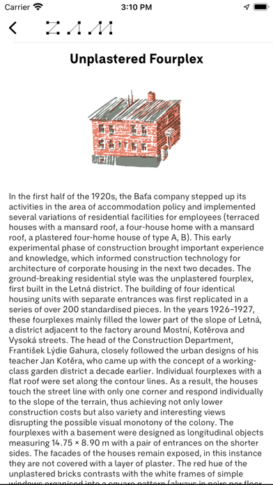 Zlín Architecture Manual Screenshot