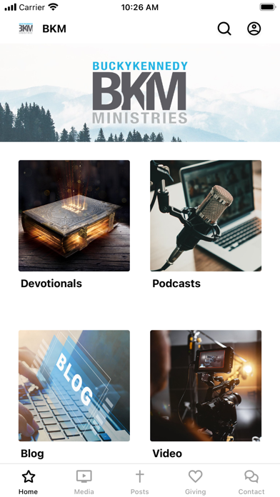 Bucky Kennedy Ministries Screenshot