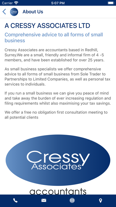 Cressy Associates Screenshot