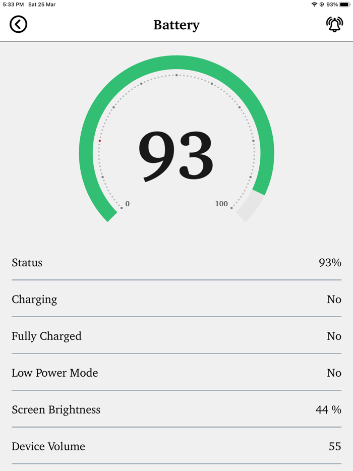 Device Info - Ram OS and Stats