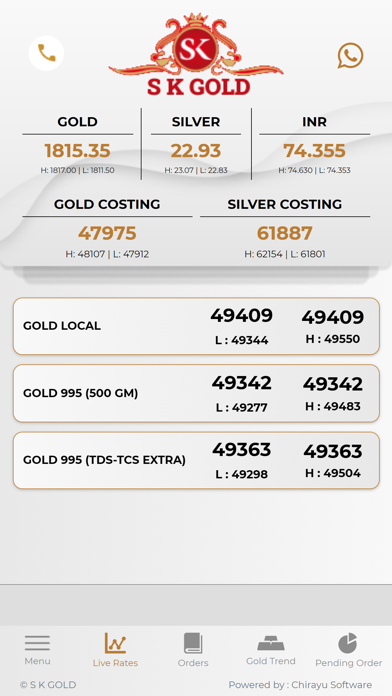 SK Gold Spot Screenshot