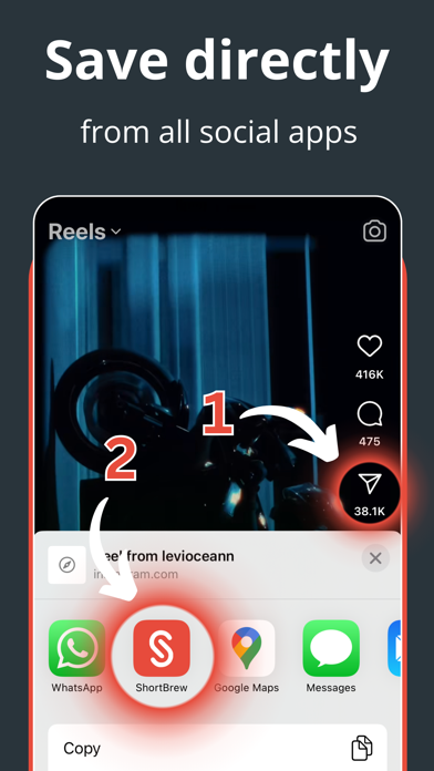 Bookmark Videos: ShortBrew Screenshot