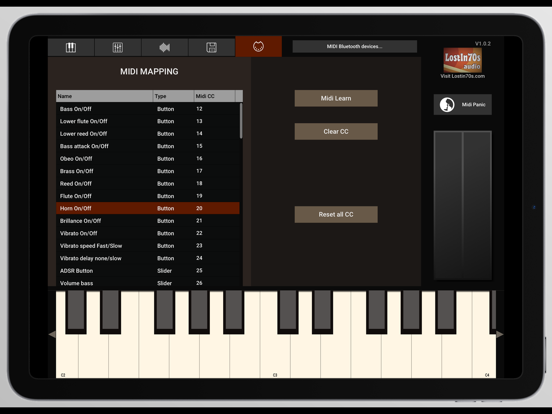 Torero Organ iPad app afbeelding 5