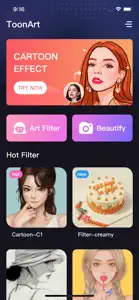 ToonArt: Photo Editor, Filters screenshot #1 for iPhone