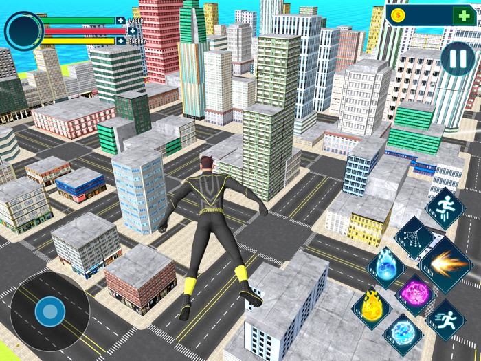 Amazing Flying Rope Hero 3D