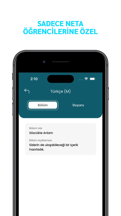 e-NETA Eğitim Koçluğu Screenshot