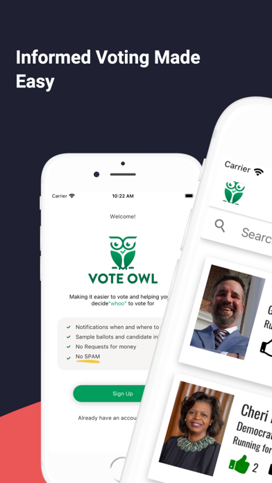 Vote Owl Screenshot