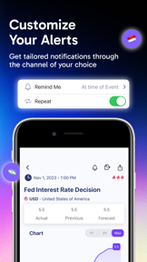 Forex calendar - fx economics screenshot