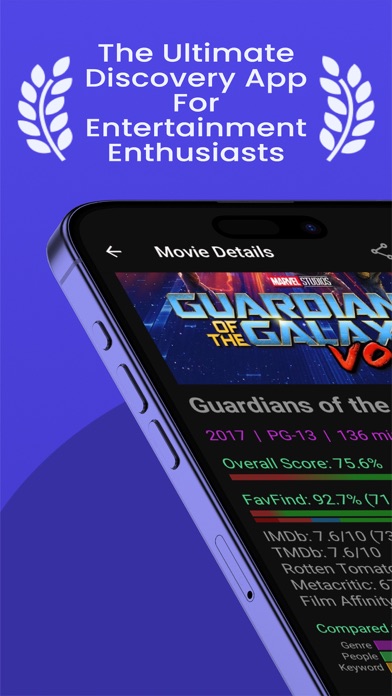 FavFind: Entertainment Finder Screenshot