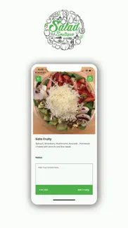 the salad boutique iphone screenshot 1