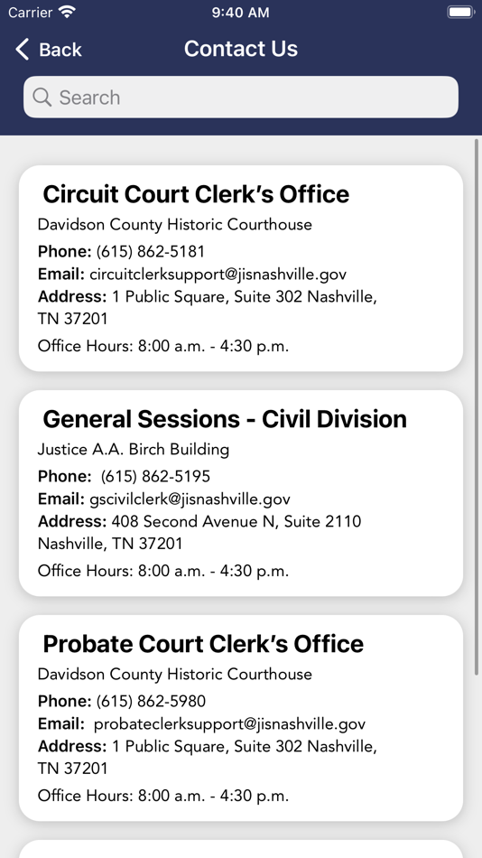 #2. Circuit Clerk Davidson Co. TN (iOS) 由: Davidson County Circuit Court Clerk