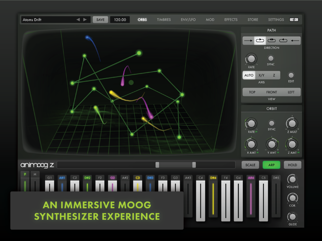 ‎Animoog Z Synthesizer Screenshot