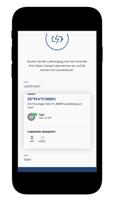 EMOBILIX Charging Screenshot