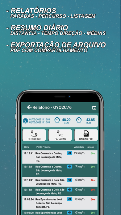 Tec Rastreador Screenshot