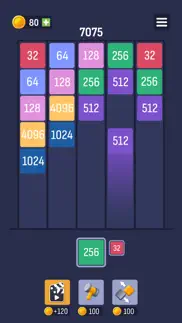 x2 puzzle: number merge 2048 iphone screenshot 4