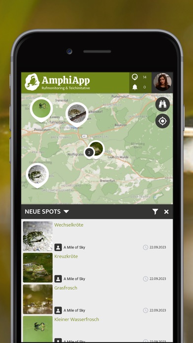 AmphiApp | Citizen Science Screenshot