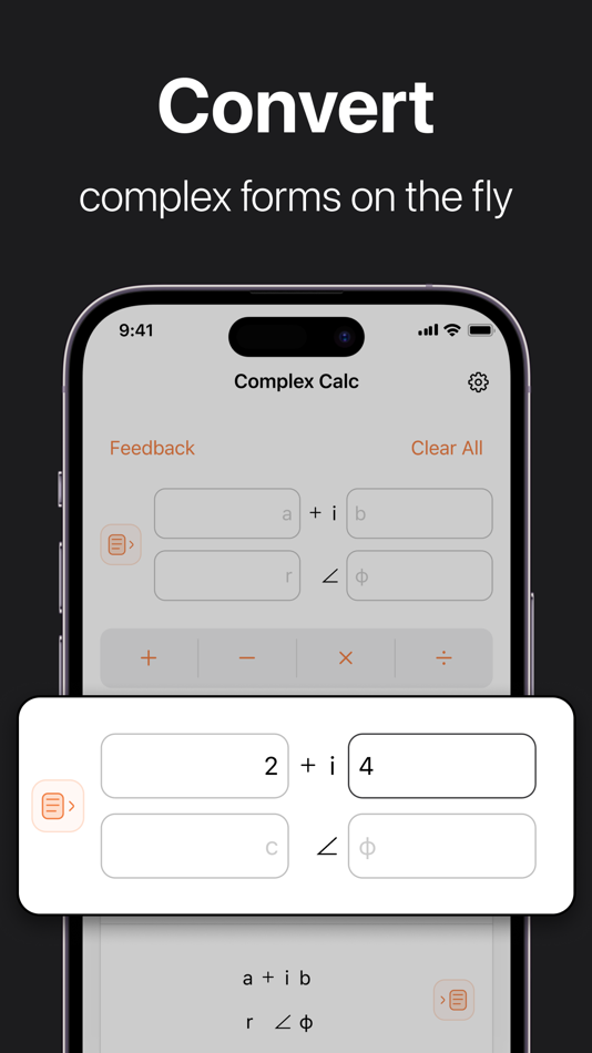#1. Complex Calc (iOS) Podle: Yevhen Pyvovarov