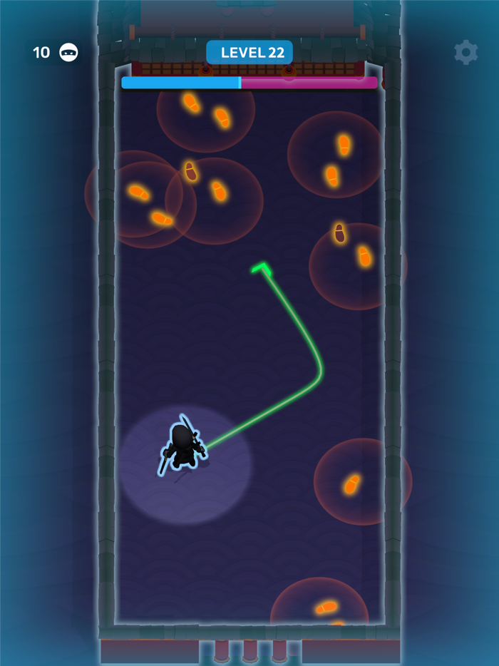 Neon Ninja Slash of Shadows