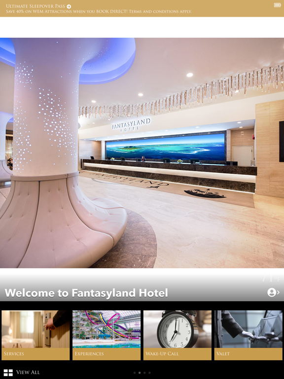 Fantasyland Hotel iPad screenshot