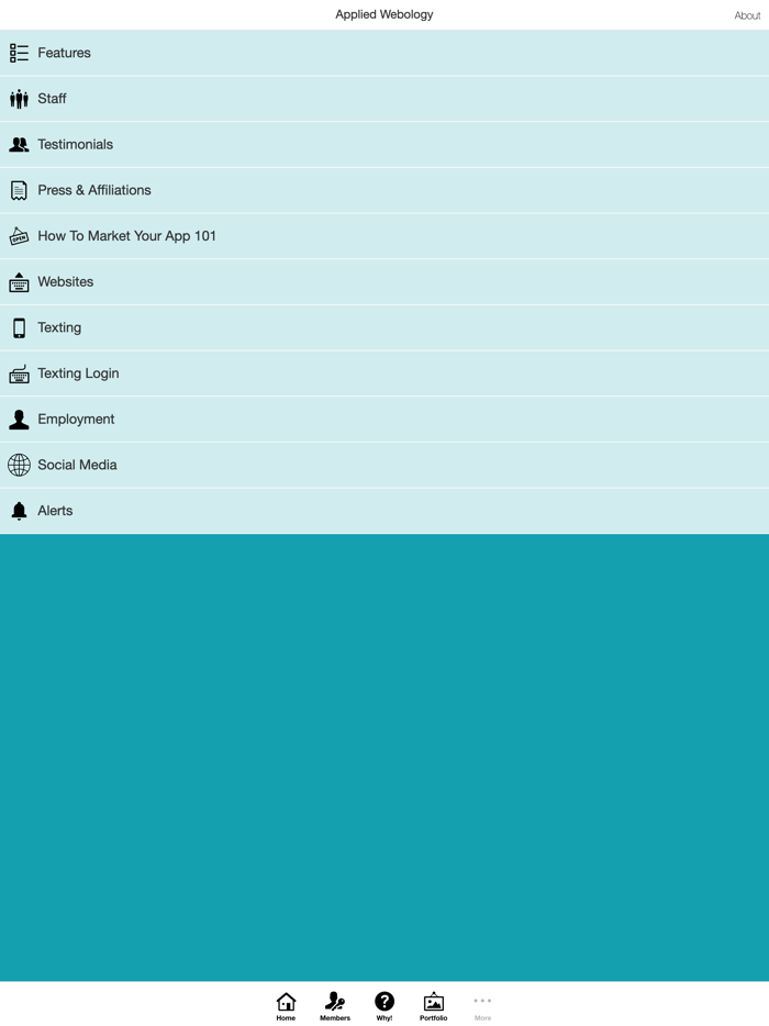Applied Webology CRM App
